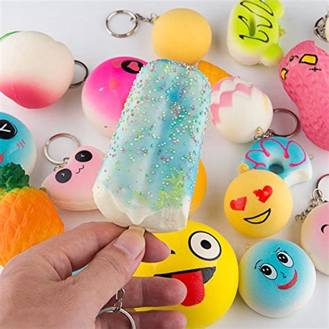 Watinc Random 30pcs Squeeze Toys Cream Scented Slow Rising Kawaii