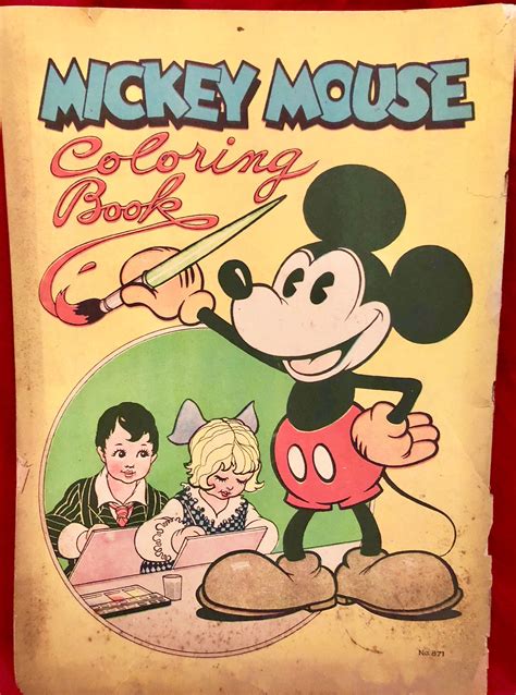 Classic Mickey Mouse Coloring Pages