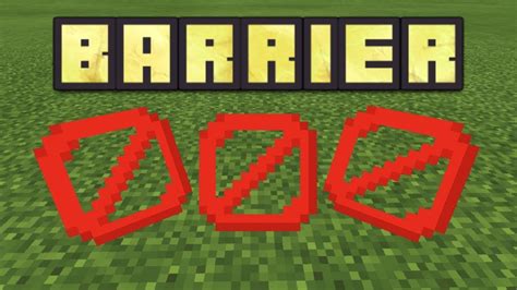 How To Get Barrier Blocks In Minecraft Survival Youtube