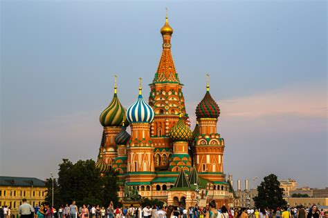 St Basils Cathedral In Moscows Red Square