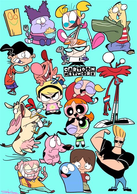 Está Tbm é Uma Arte Feita Com Vários Personagens Do Cartoon Cartoon