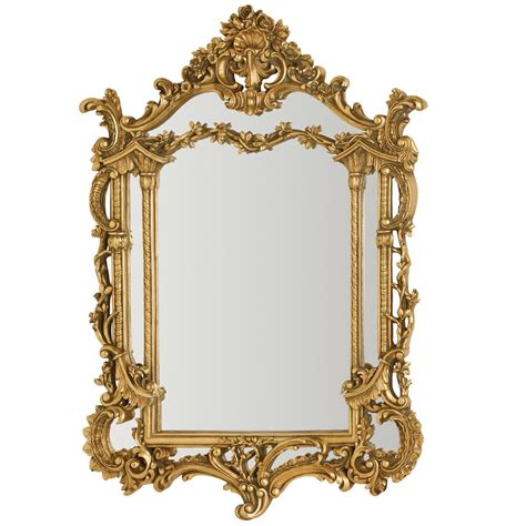 Antique French Style Gold Scarlatti Wall Mirror Wall Mirrors Uk