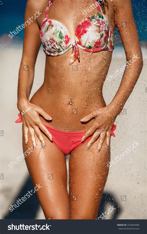 Sexy Wet Woman Perfect Fitness Body Stock Photo Shutterstock