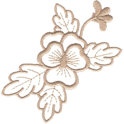 To help understand the quality and variety that we offer, we're letting users pick from a wide variety of free embroidery designs on our website, and download them with no strings attached! Free Embroidery Design: Flower - FreeEmbroideryDesigns.com