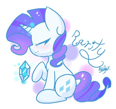 Chibi Rarity By Fleetyarrowdraw On Deviantart