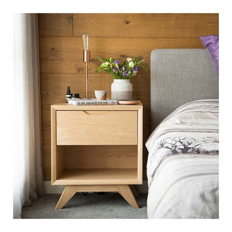 Wooden Bed With Side Table Design See More On Home Lifestyle Design