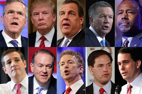 Republican Debate Candidate Biographies Time