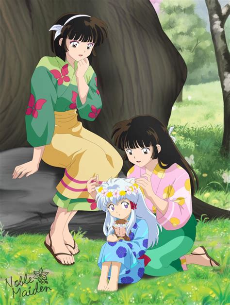 Miroku X Sangos Twin Daughters Kagome X Inuyashas Daughter Imagenes Animadas Personajes