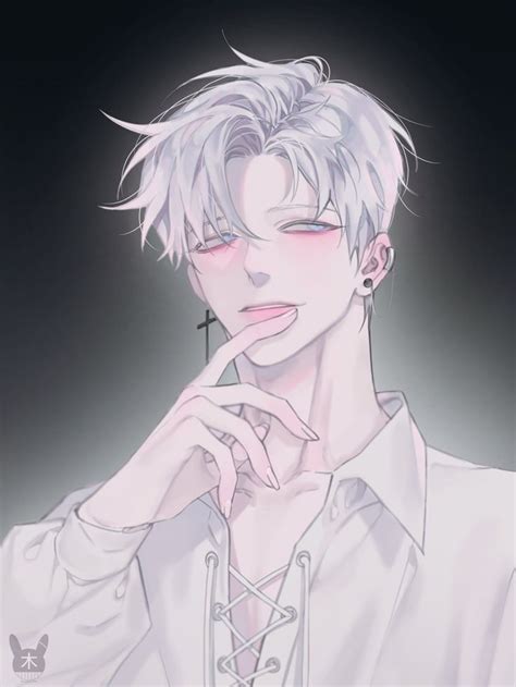 Ddolnaㅣ똘나 Madtree0785 In 2022 White Hair Anime Guy Anime White
