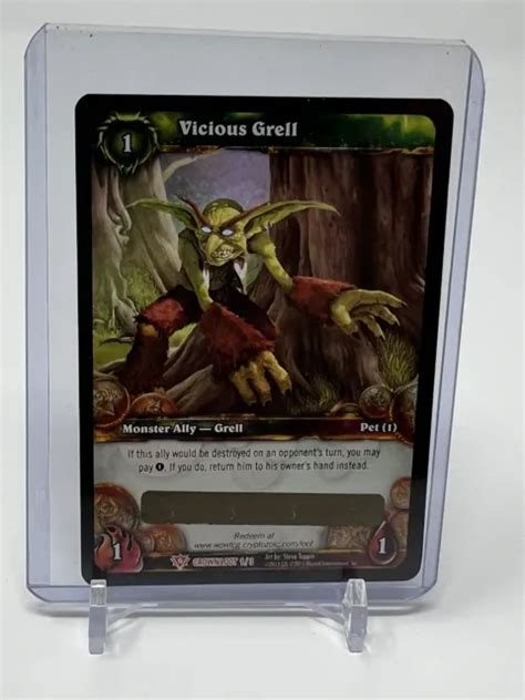 Wow World Of Warcraft Tcg Loot Card Vicious Grell Wow Gregarious Grell