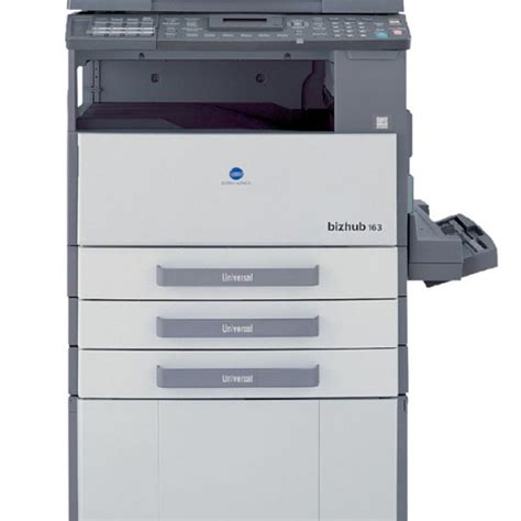 As long as your 163 is equipped with the scan and print board, you will be able to use the. Konica Minolta bizhub 163 - Konica Minolta copiers Chicago - Black and white MFP copiers - Used ...