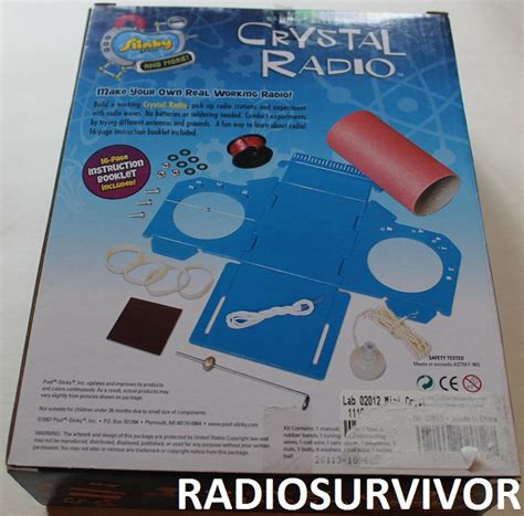 Building My 2nd Crystal Radio Slinky Crystal Radio Kit Radio Survivor