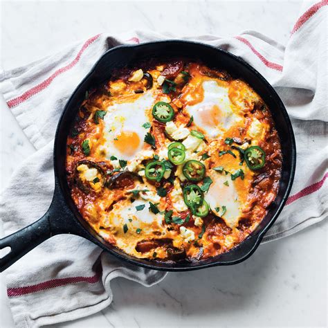 Mexican Eggs Baked In Tomato Sauce Recipe Kay Chun Food And Wine