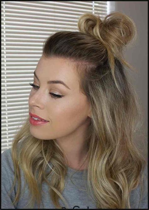 79 Gorgeous How To Make Half Hair Bun Trend This Years Stunning And