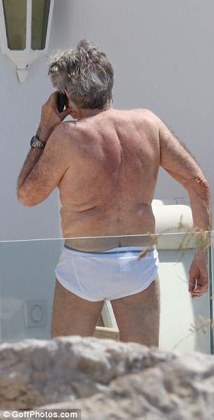 Roman Polanski Larks About In His Underwear In Cannes Daily Mail Online