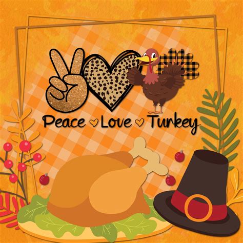 Thanksgiving Peace Love Poster Free Stock Photo Public Domain Pictures
