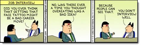 Dilbert Job Interview Comics