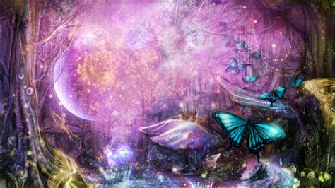 Free Download Enchanted Fairy Forest By Sangrde Customization Wallpaper
