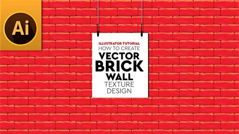 Create Realistic Vector Brick Wall Texture Adobe Illustrator Tutorial