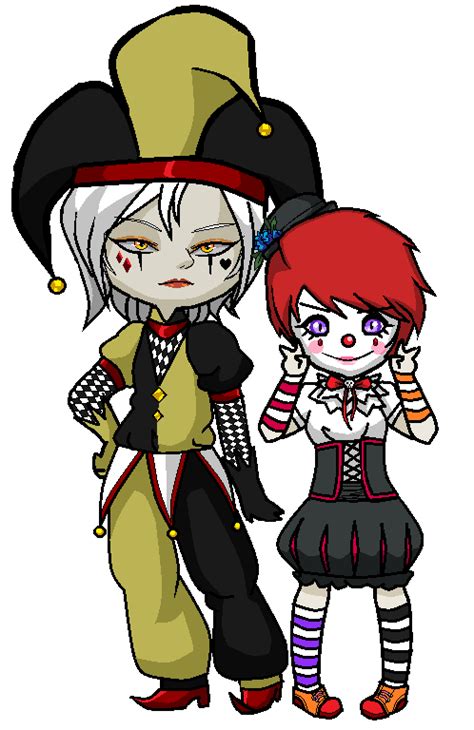Jester Boy And Clown Girl By Danceofangels On Deviantart