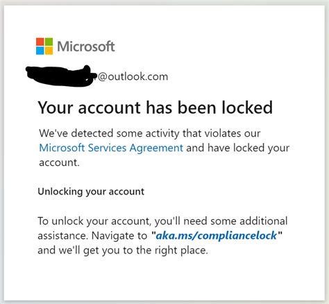 your account has been locked need help microsoft community