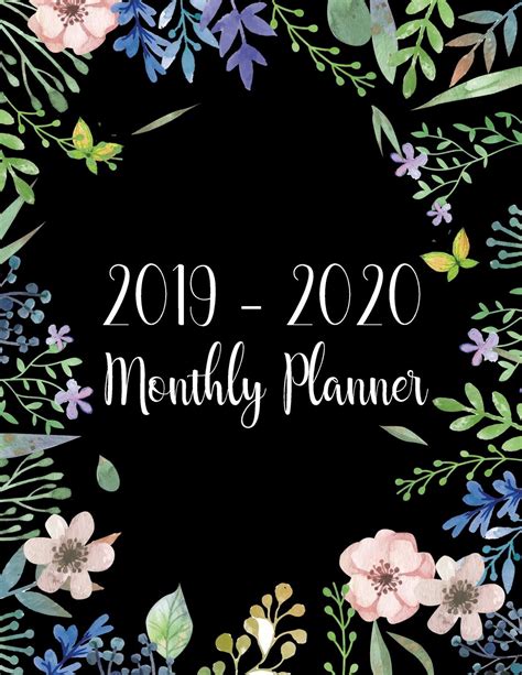 2019 2020 Monthly Planner Two Year Monthly Calendar Planner 24 Months Jan 2019 To Dec 2020