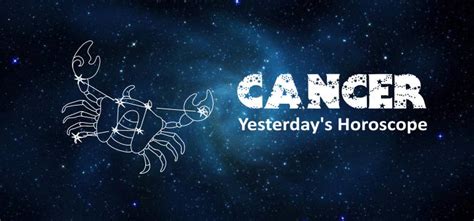 Cancer Horoscope Yesterday September 9 2021