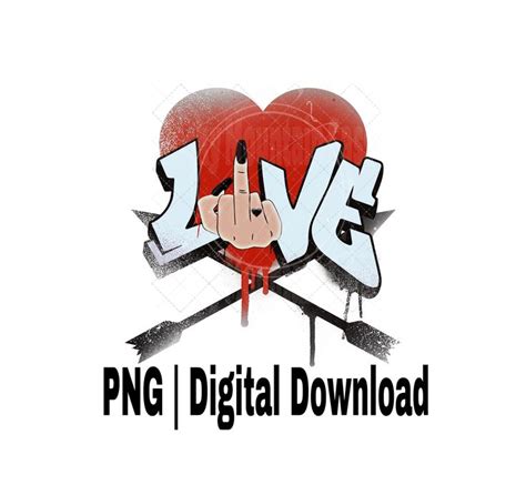 Anti Love Anti Valentines Day Single Png Digital Download Etsy