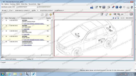 Mercedes Benz Parts Catalog Diagram