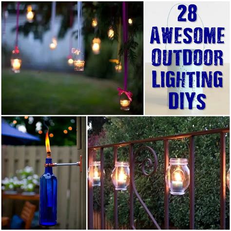 28 Awesome Outdoor Lighting Diys