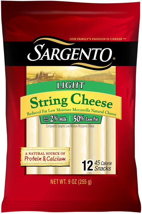 You should see a layer of mostly clear whey floating on top of the curd, and the curd should be pulling away from the sides of. Nutrition Facts Sargento String Cheese Part Skim ...