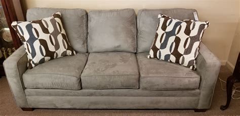 Grey Broyhill Sofa Delmarva Furniture Consignment