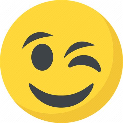 Emoji Happiness Smiley Smirking Winking Face Icon Download On