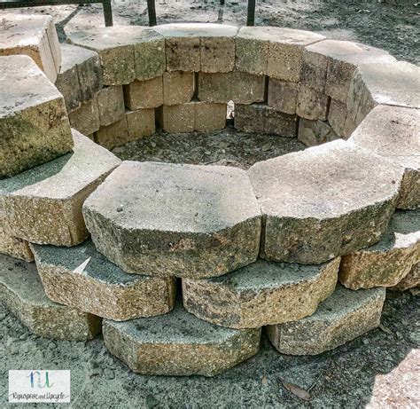 How To Build A Simple Concrete Paver Fire Pit In About One Hour