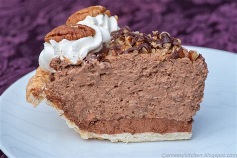 Happy Pi Day Chocolate Pecan Chiffon Cream Pie