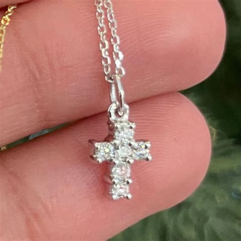 Assorted Diamond14k Gold Cross Necklaces Charlottes Inc