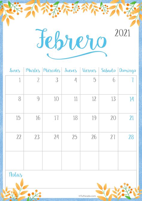 Calendario Febrero 2021 Calendario Fitness De Enero En Forma En Poco