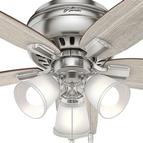 Hunter 42 flush mount ceiling fan with light in snow white. Cathedral Ceiling Fan Mounting Block Home Depot - Ceiling ...