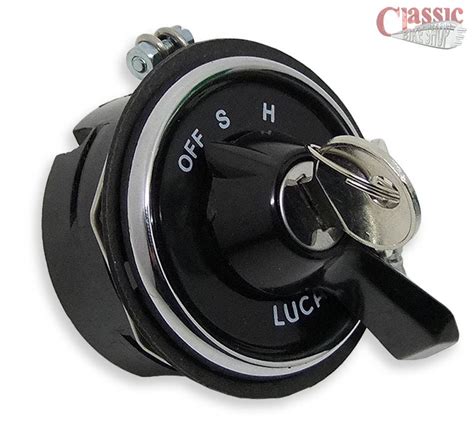 Lucas Plc5 Ignition And Lighting Switch Lu34057 Enfield 500cc Twins