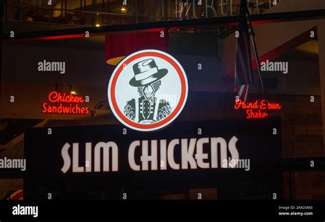 Slim Chickens A Restaurant On The Top Level Of Liverpool One Stock
