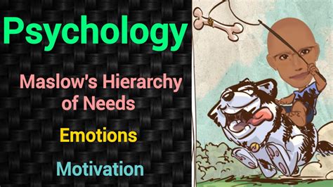 Psychology Maslows Hierarchy Of Needs Psm Lectures Community