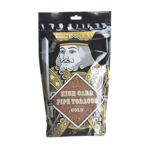 High Card Gold Pipe Tobacco 5 Oz Bag Tobacco Stock