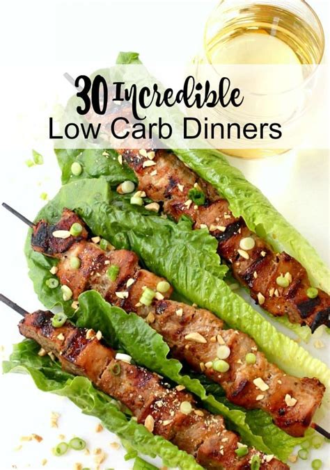 30 Incredible Low Carb Dinner Recipes Favorite Low Carb Dinner Ideas