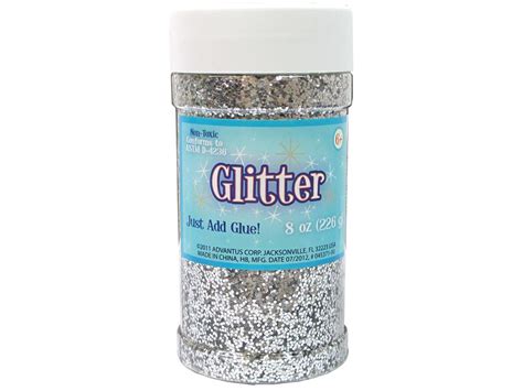 Sulyn Glitter 8oz Jar Silver