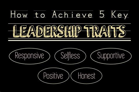 How To Achieve 5 Key Leadership Traits Kay Hunter Image
