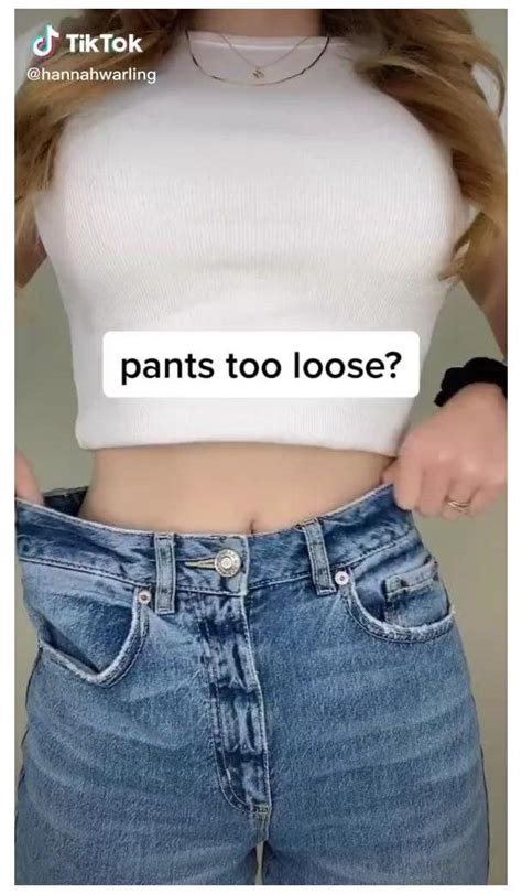 Too Loose Pants Shoelace Belt Jeans Hack Shoelacebeltjeanshack In
