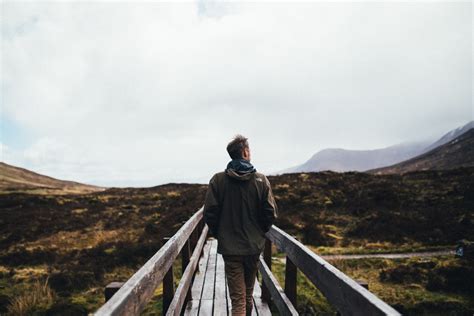 Free Images Man Walking Mountain Hiking Photographer Hill