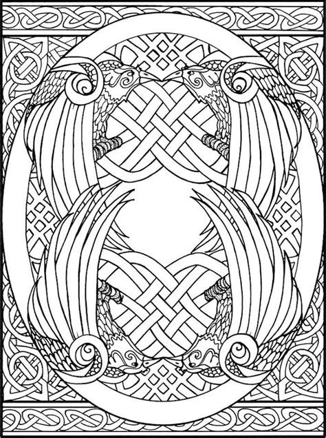Some of the designs are quite complicated, and they need quite a the mandala coloring pages are primarily created to promote concentration in the painter's minds. 92 best Celtic Coloring Pages for Adults images on ...