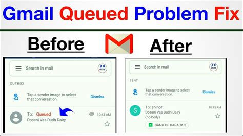 Mail Queued In Outbox Gmail Problem Fix Gmail Not Sending Emails