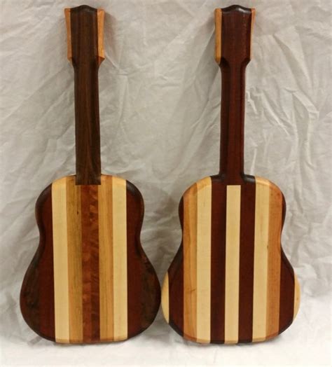 Guitar Shaped Cutting Board By Woodncraft On Etsy